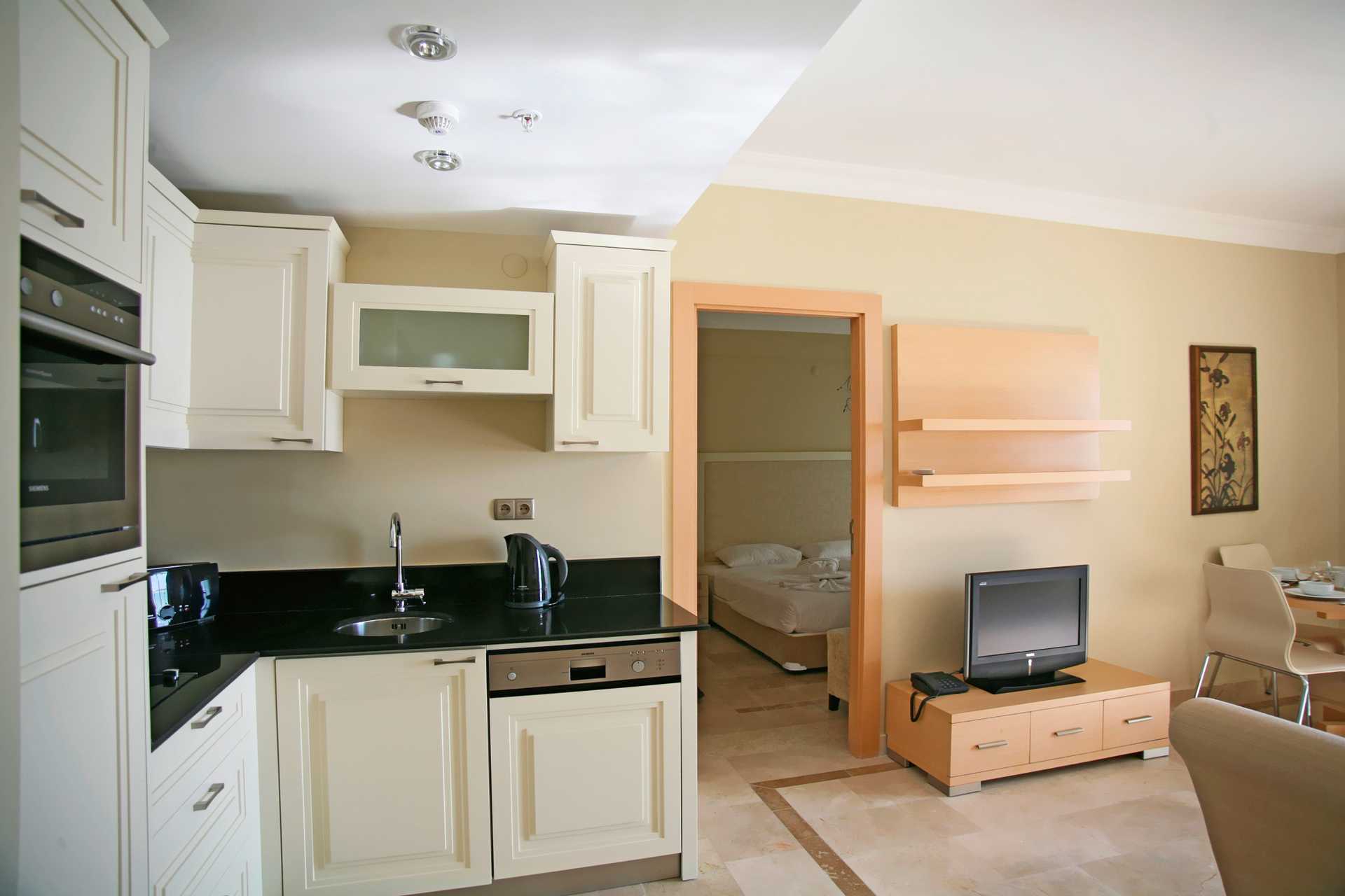 Familierom på Goldcity Holiday Resort i Alanya, Tyrkia.