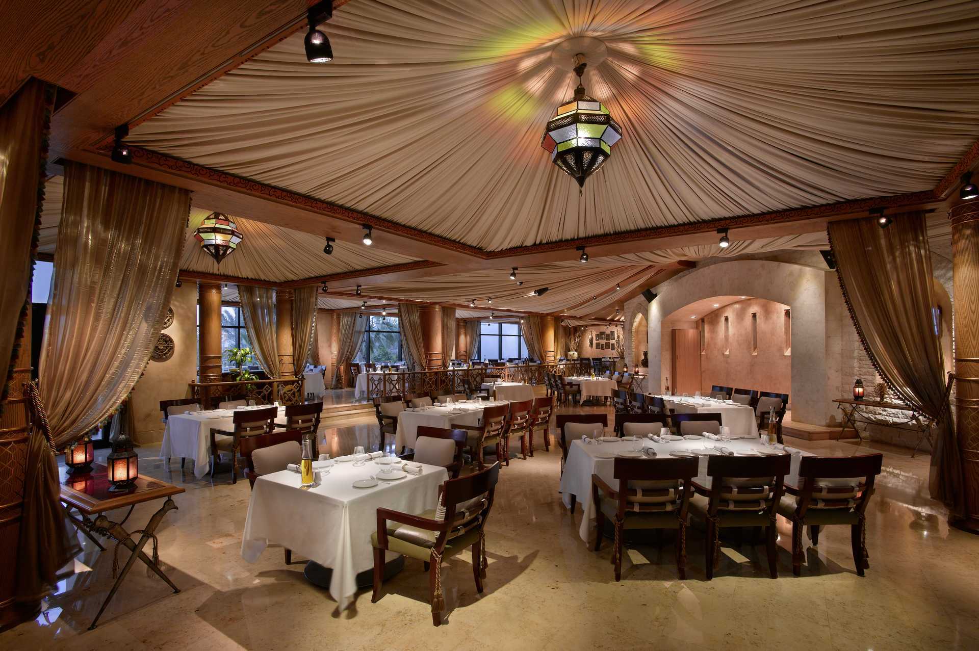 Restaurant Awtar på Grand Hyatt hotell, Dubai.