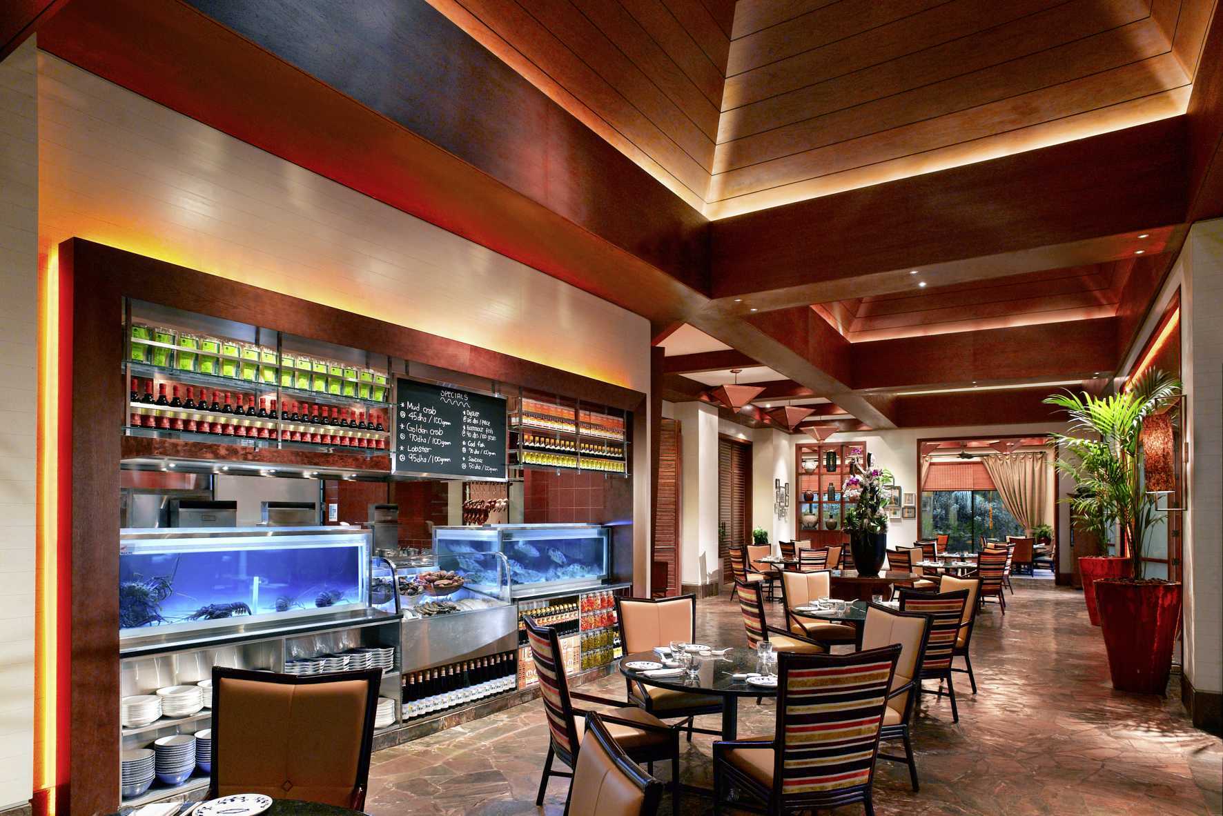 Restaurant Peppercrab på Grand Hyatt hotell, Dubai.