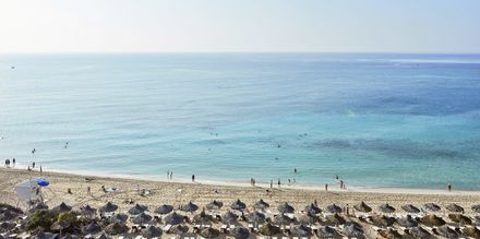 Stranden på hotell Grecian Bay, Kypros