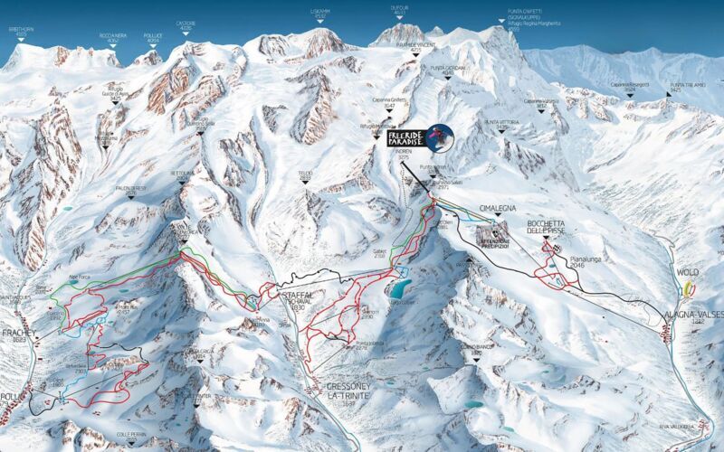 Heiskort Monterosa Ski Area