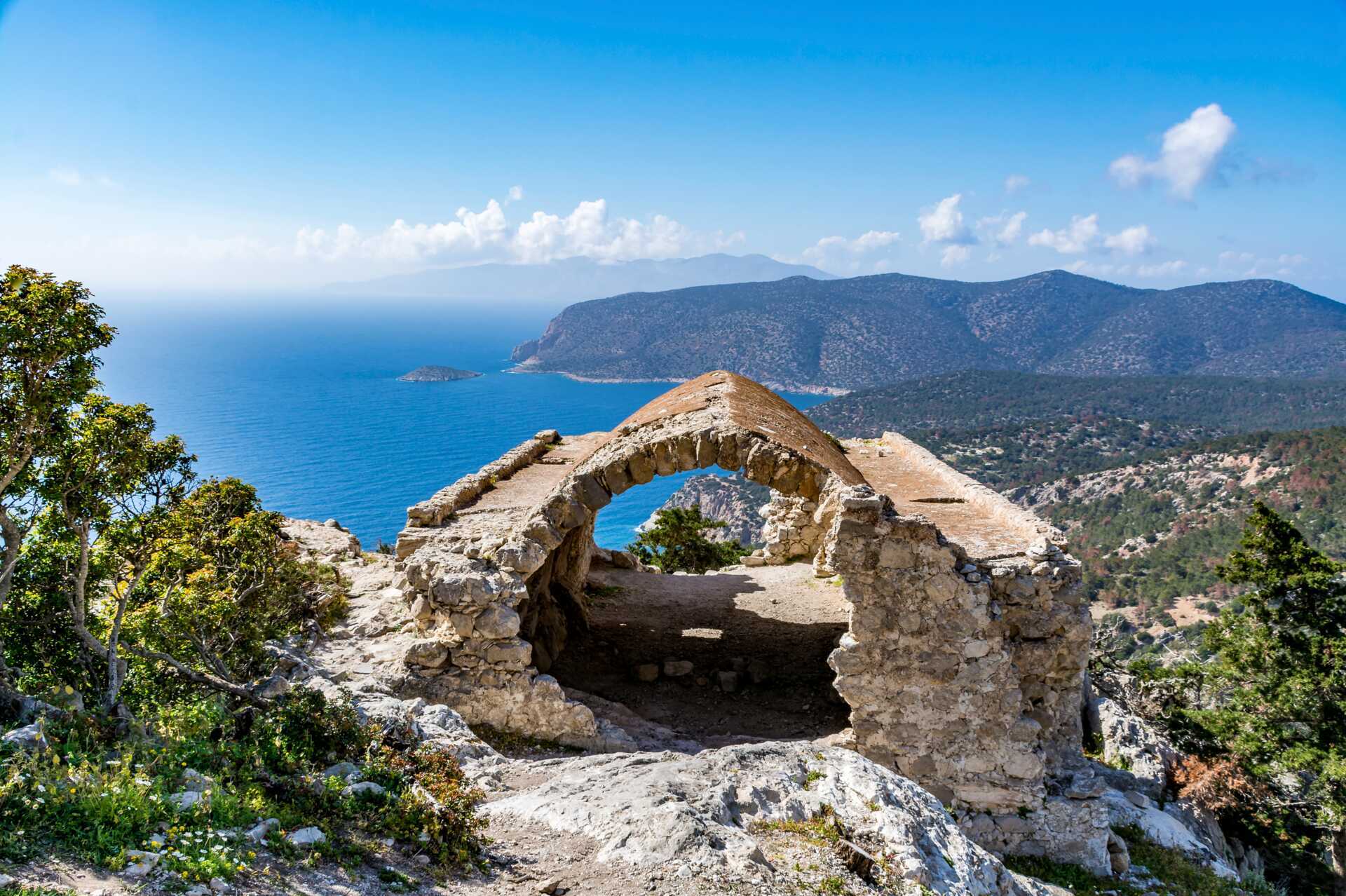 Kirkeruiner på Rhodos