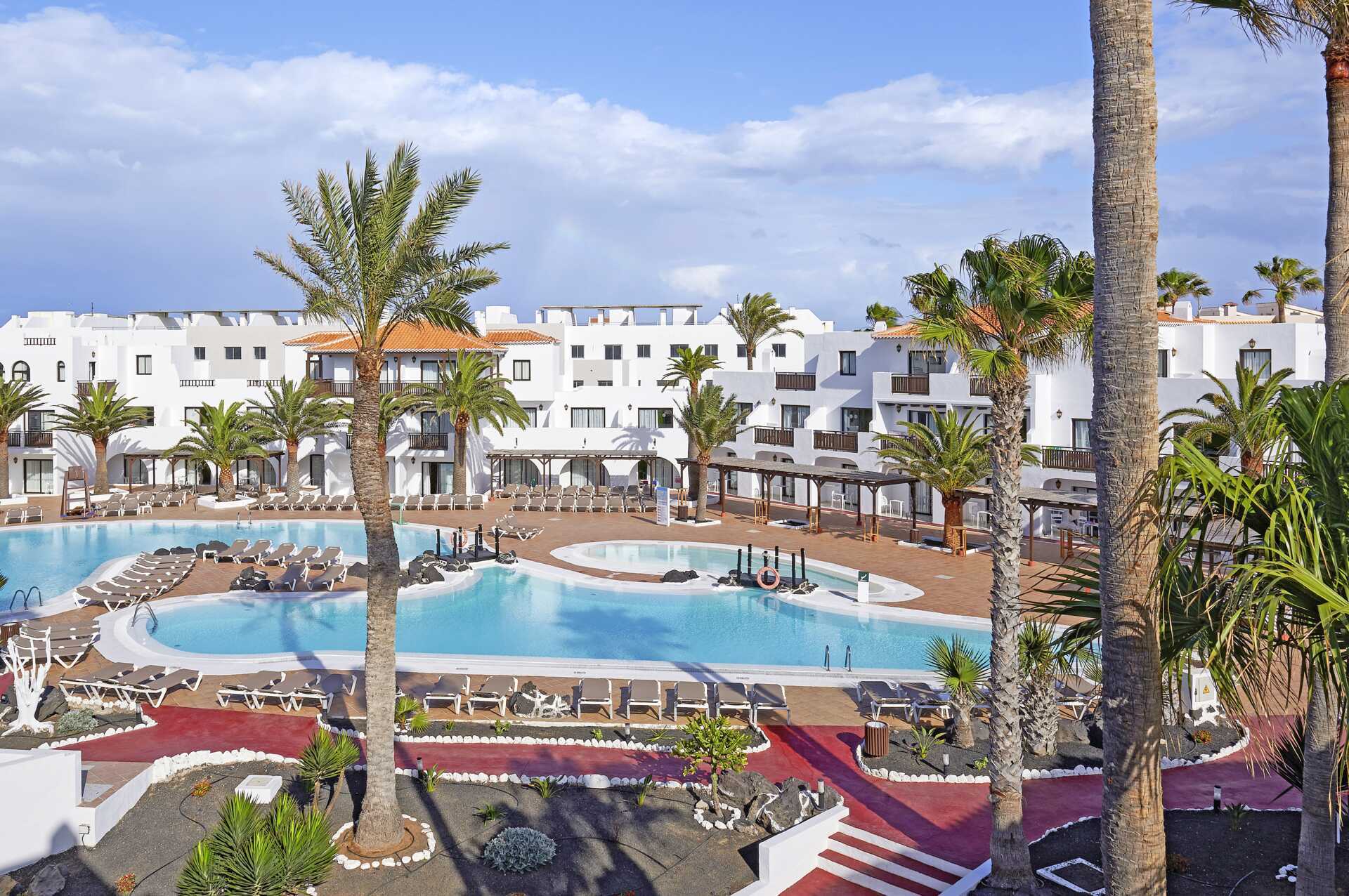 Bassengområdet på hotell Hesperia Bristol Playa, Fuerteventura.