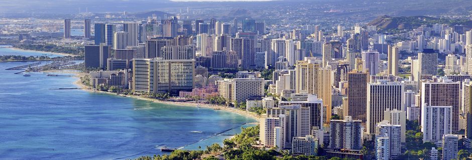Honolulu er både Hawaiis største by, og hovedstad.