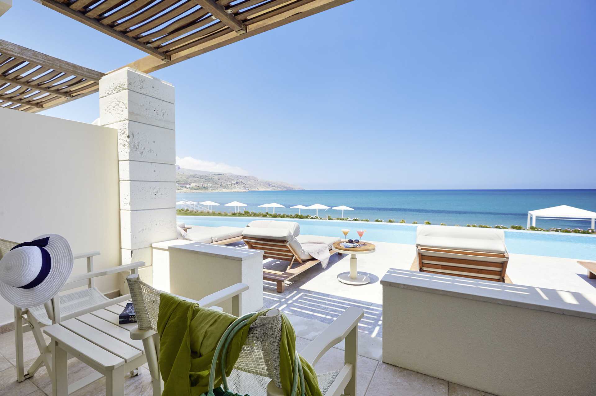 Juniorsuite med delt basseng