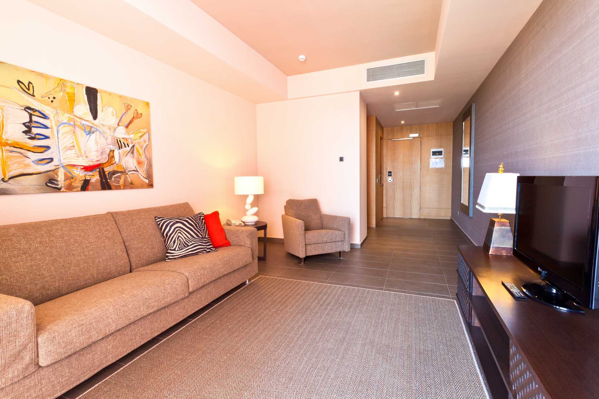 Juniorsuite på Lopesan Baobab Resort i Meloneras, Gran Canaria.