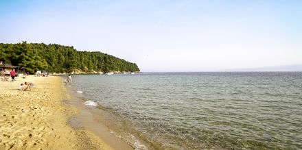 Vromolimnos beach på Kanapitsa-halvøya.