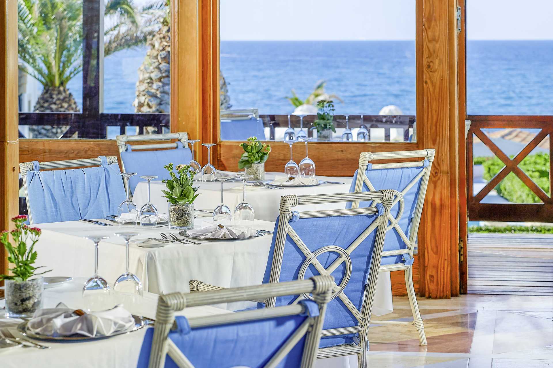 Hovedrestauranten på Aldemar Knossos Royal i Hersonissos, Kreta.