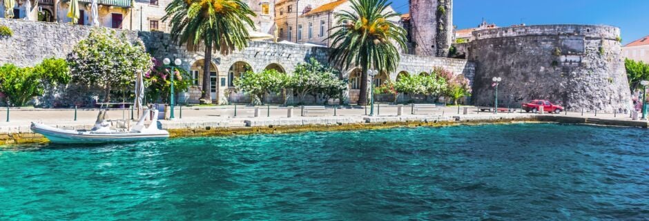 Korčula er en av de grønneste øyene i Adriaterhavet.