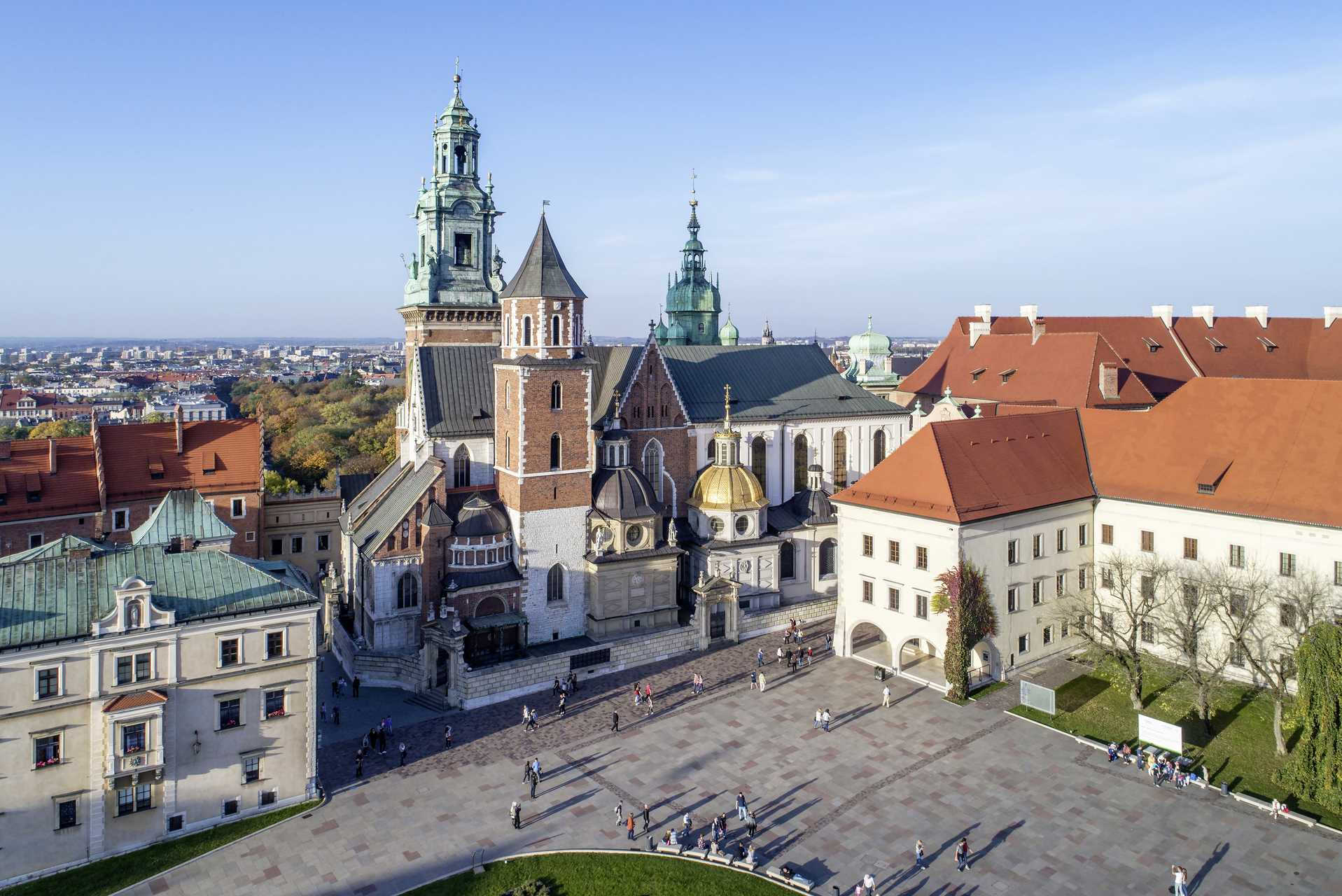 Wavel Castle i Krakow, Polen.