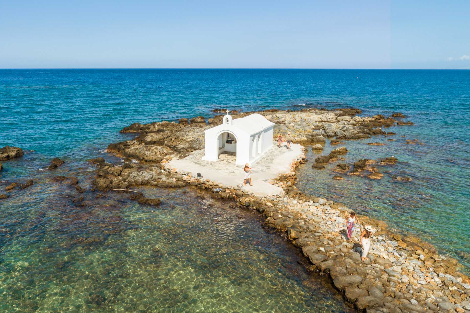 Vakker liten kirke i Georgiopolis på Kreta
