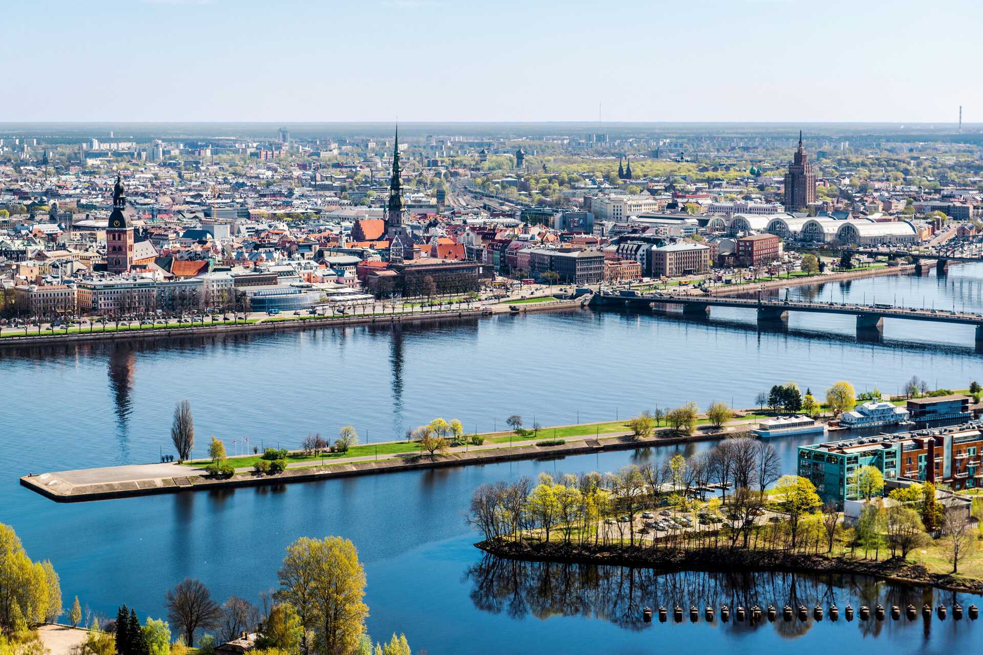 Riga i Latvia.