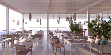 Skisse av restaurant-terrassen på Levante – powered by Playitas