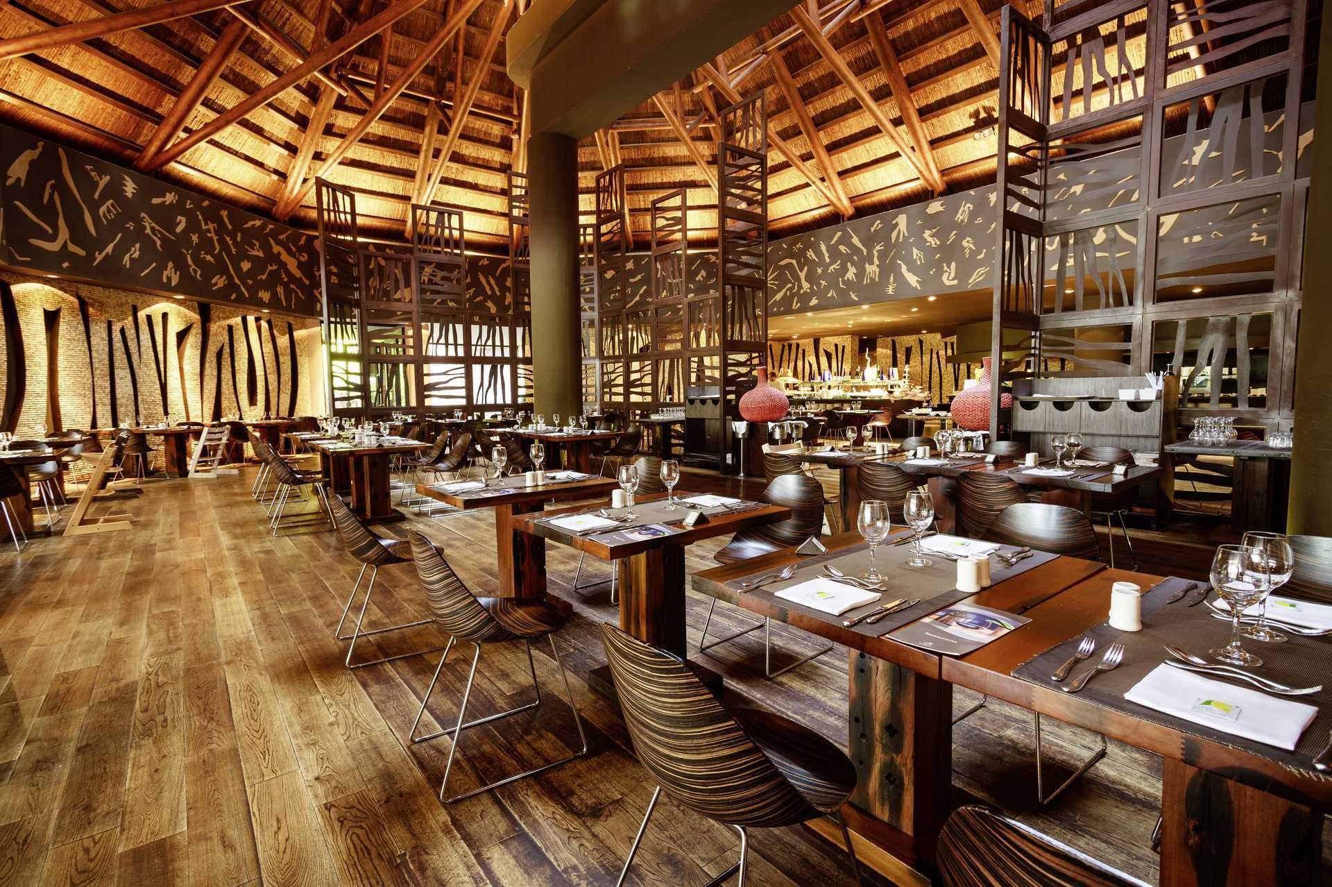 Bufférestauranten Marula på Lopesan Baobab Resort i Meloneras.