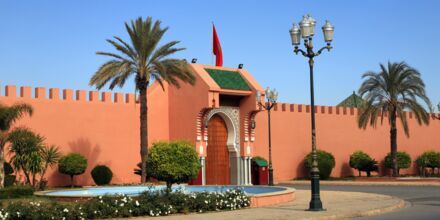 Det kongelige palass i Marrakech i Marokko
