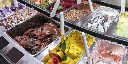 Italiensk is, gelato, er verdenskjent