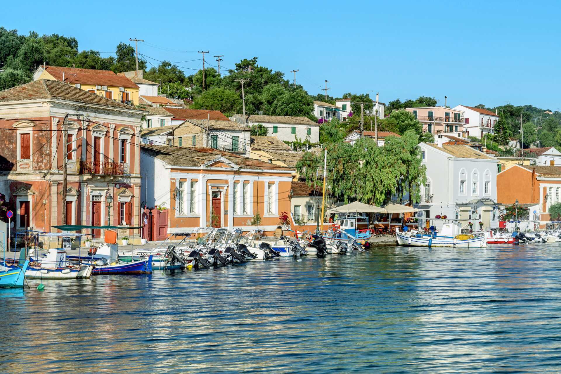 Gaios – hovedstaden på Paxos