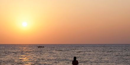 Solnedgang over Det indiske hav