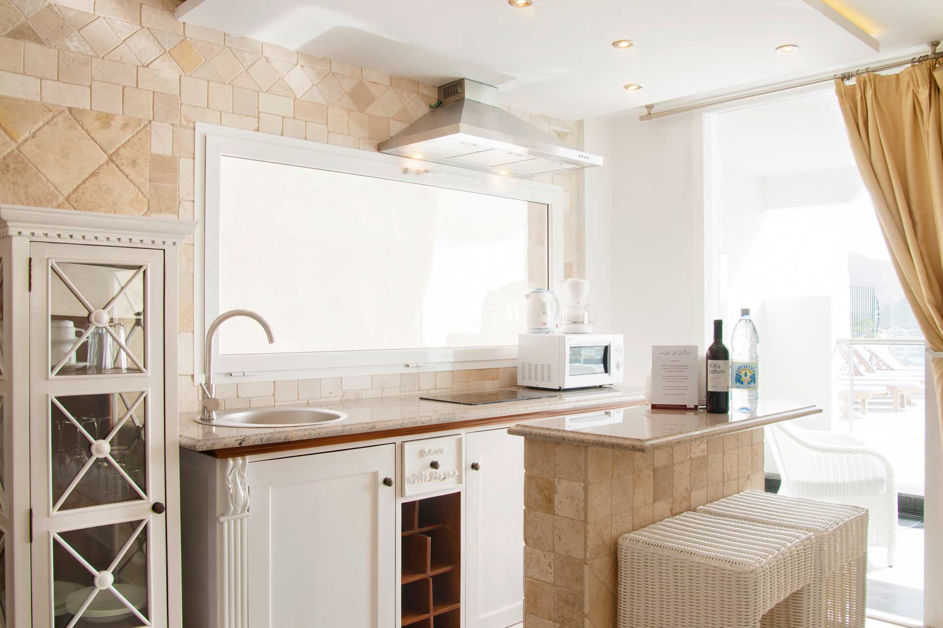 Toromsleilighet superior på Marina Suites i Puerto Rico på Gran Canaria.