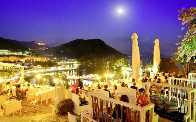 Parga by night