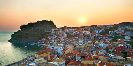 Solnedgang over Parga