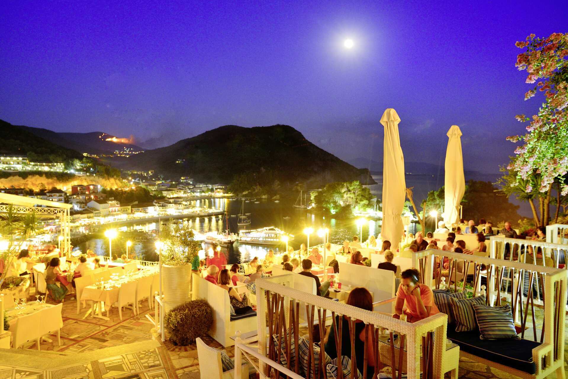Parga by night