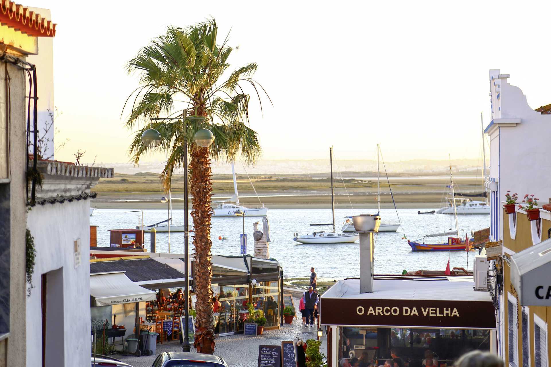 Portimao på Algarvekysten, Portugal.