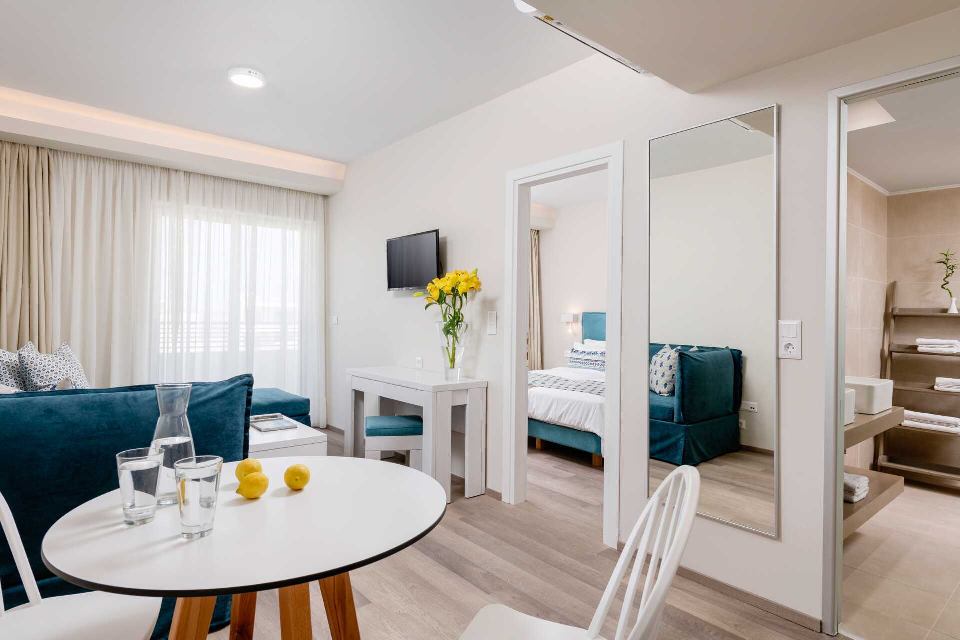 Renovert toromsleilighet på Bio i Rethymnon by på Kreta.