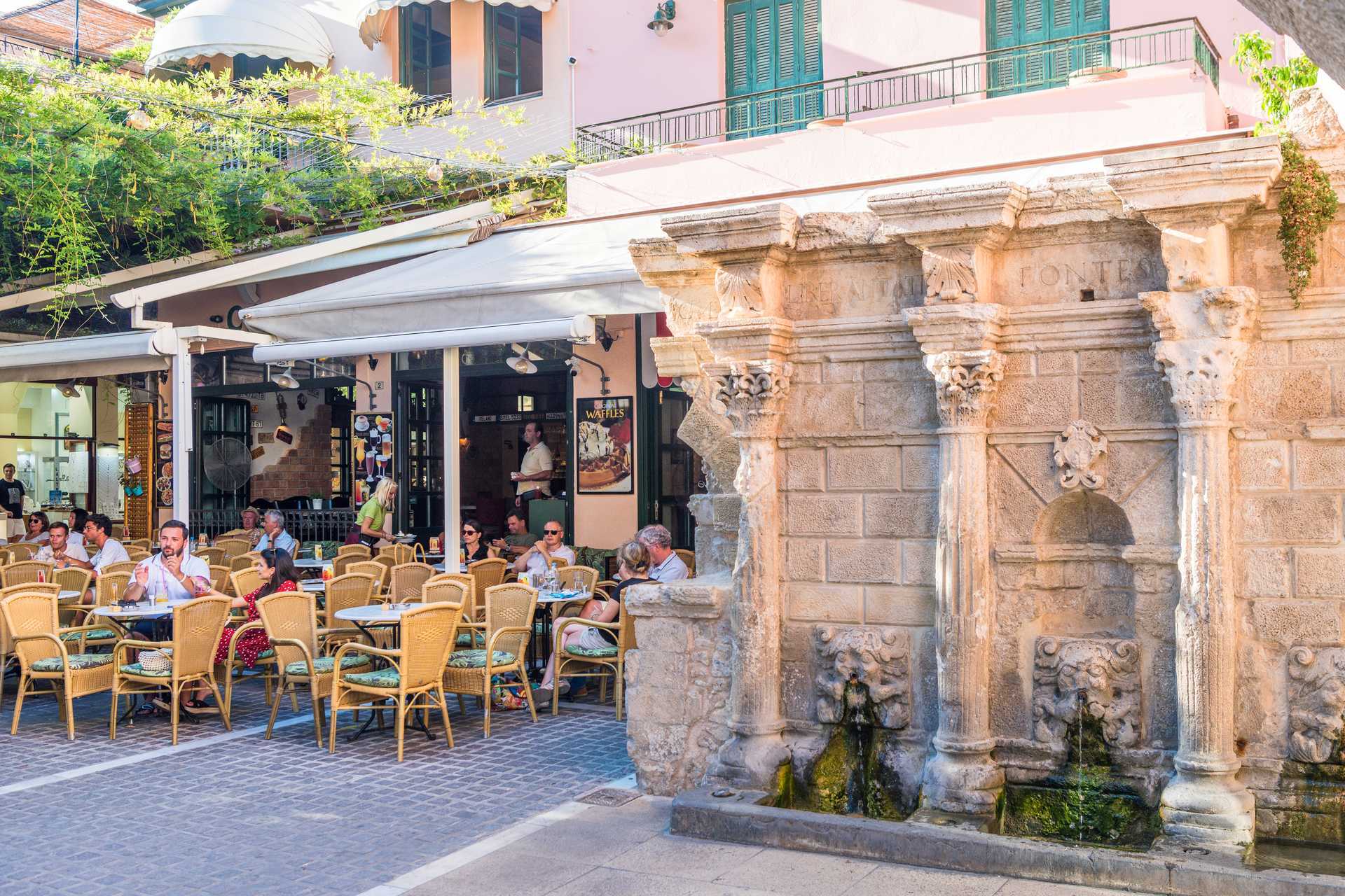 Mange restauranter å velge mellom