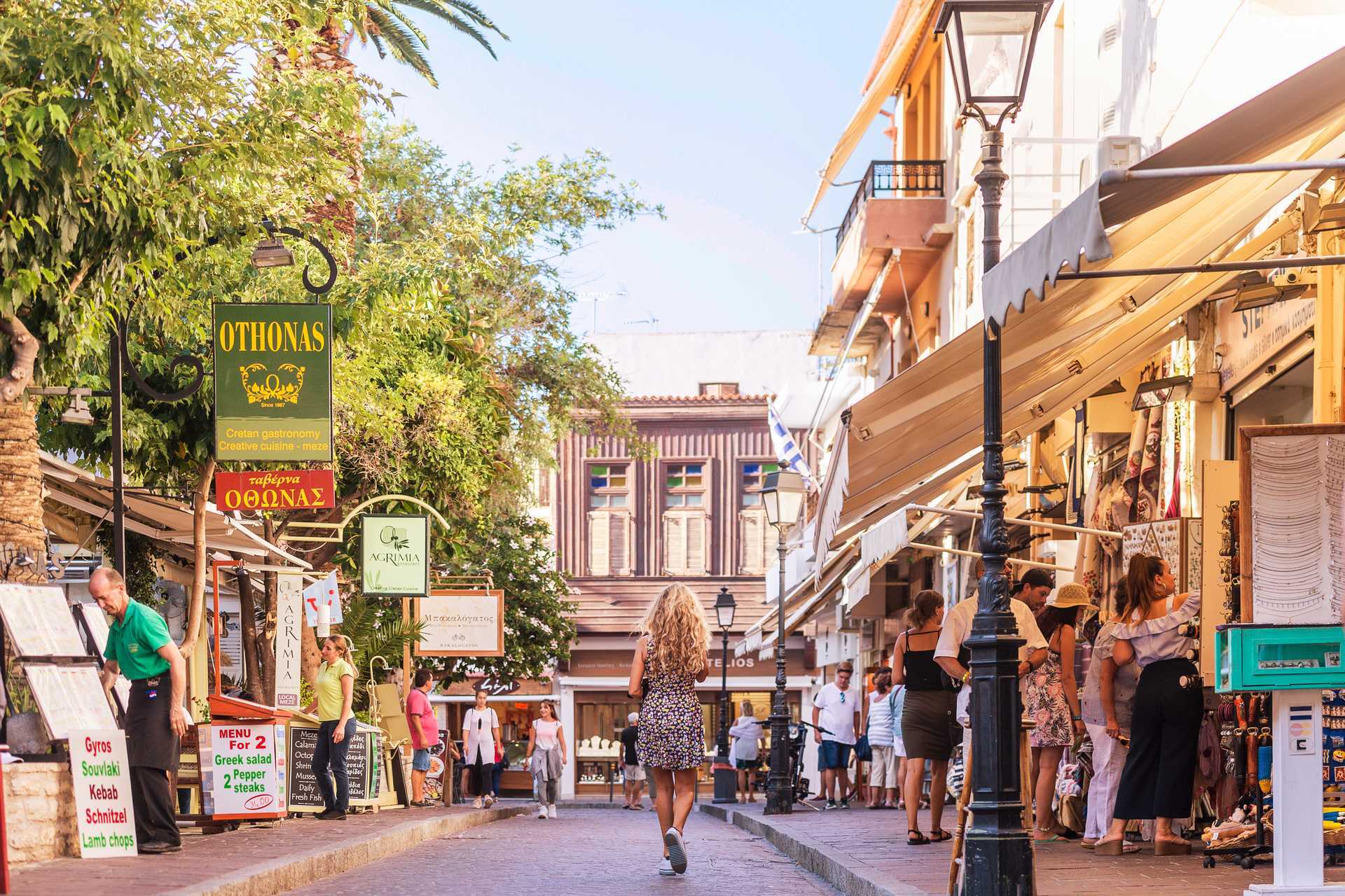 God shopping i de små gatene