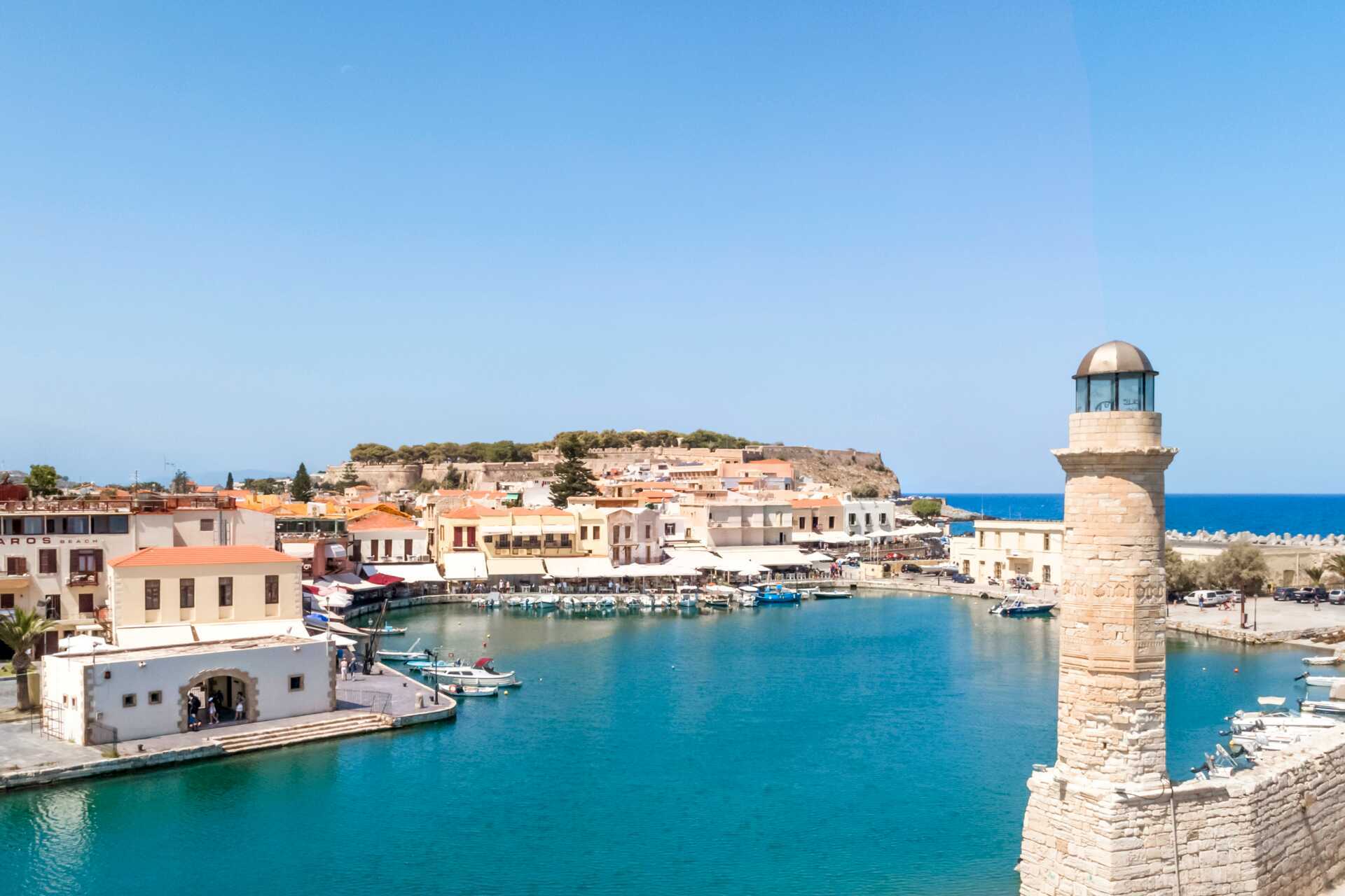 Vakker utsikt fra Rethymnon