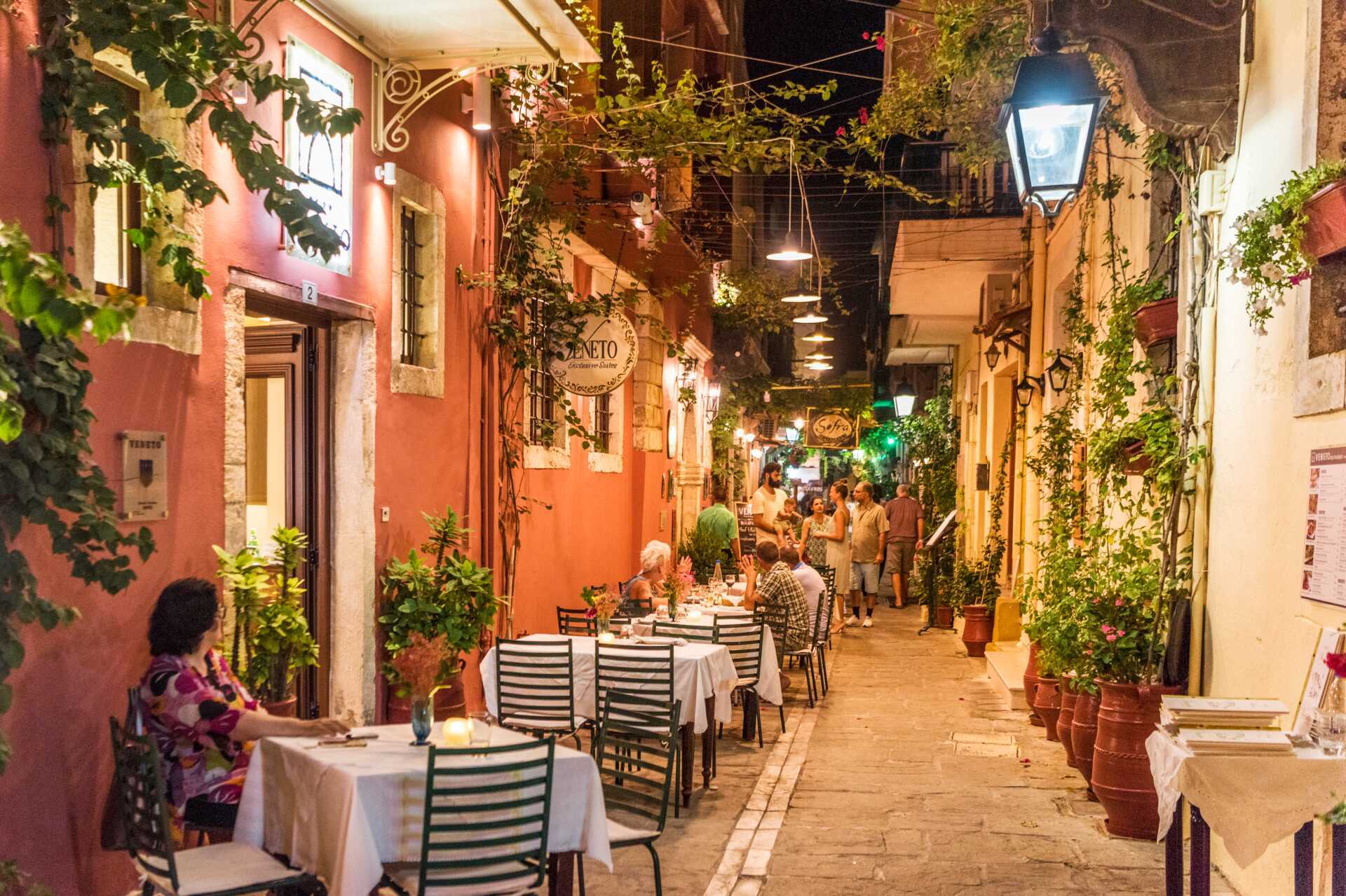 Gamlebyen er veldig koselig om kvelden