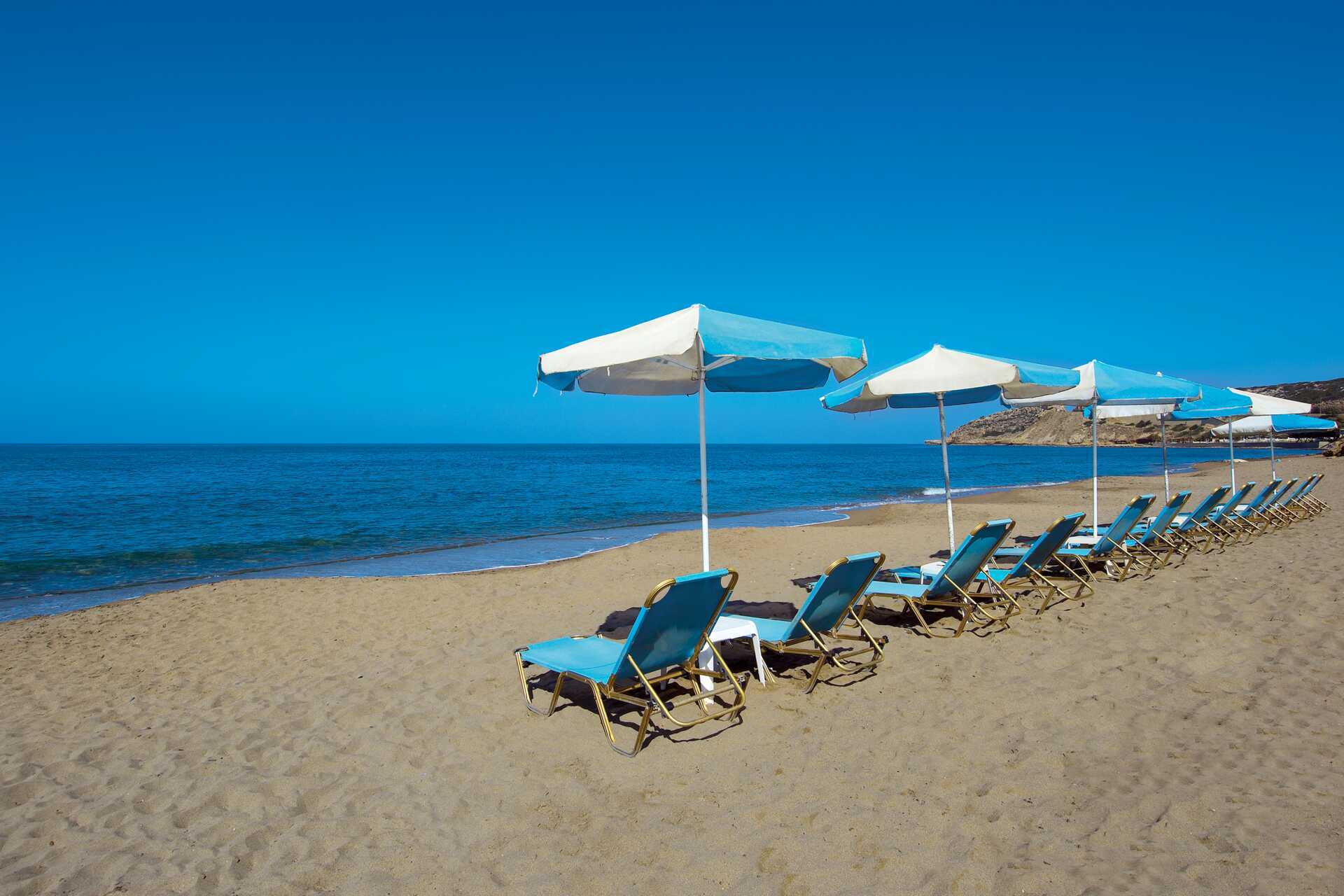 Stranden ved hotellet