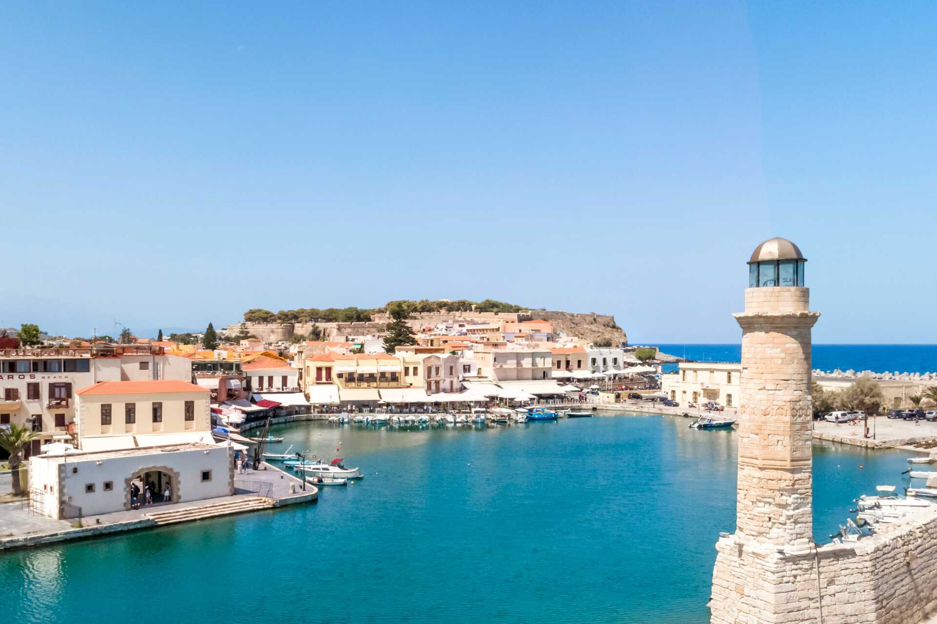 Vakker utsikt fra Rethymnon