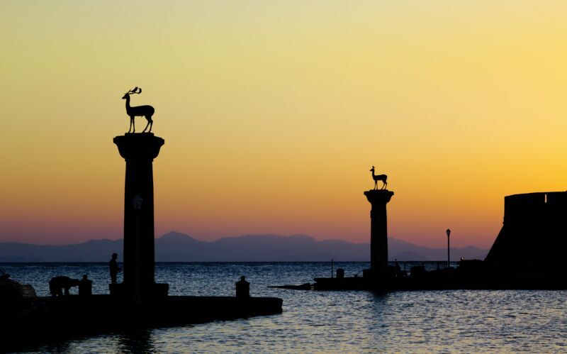Kveld i Rhodos by