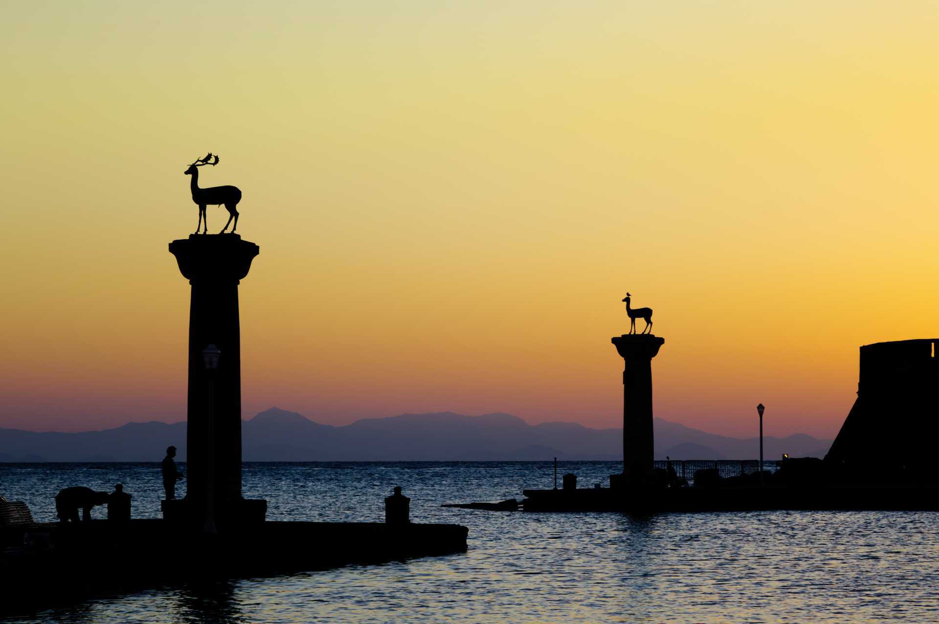 Kveld i Rhodos by