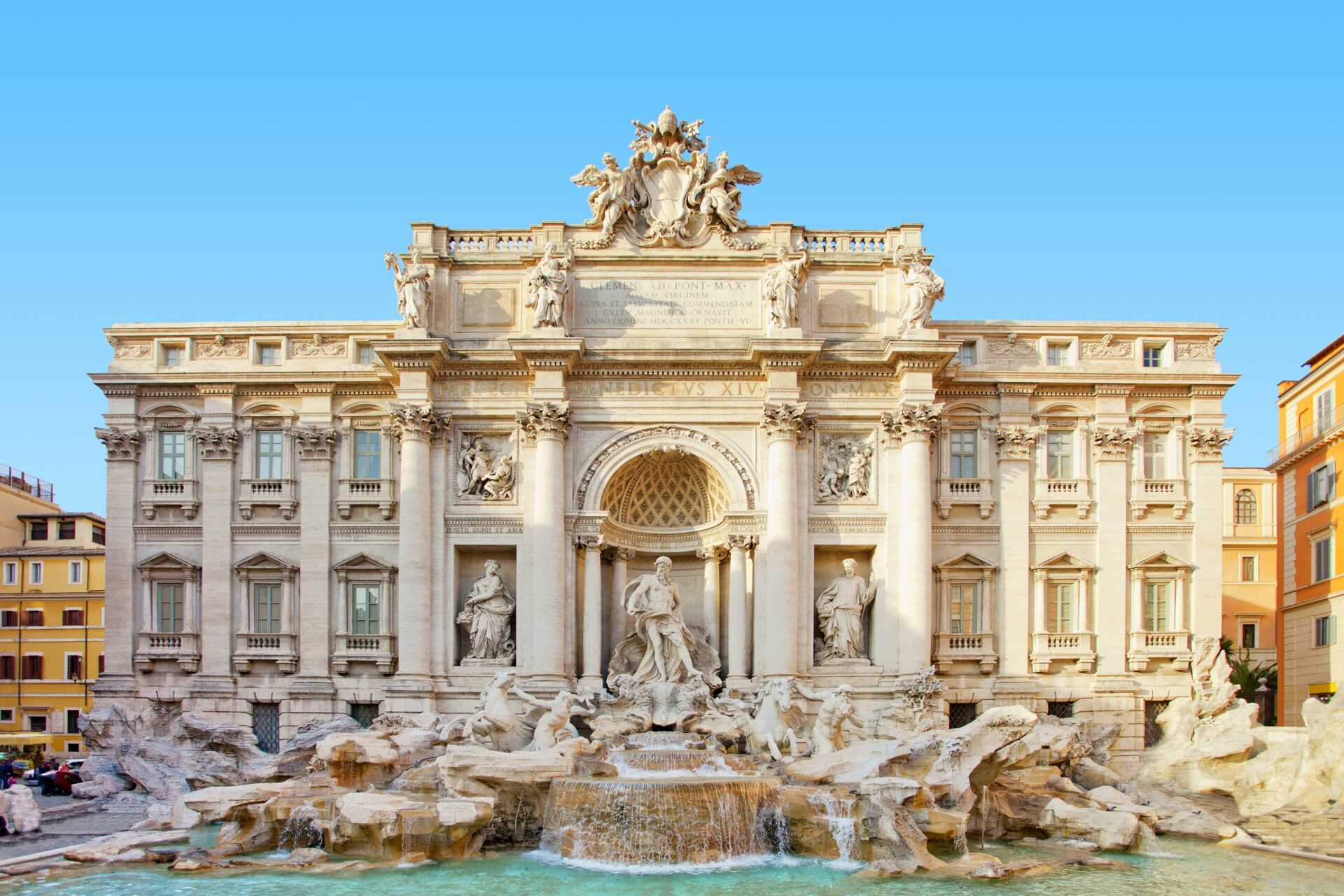 Fontana di Trevi i Roma, Italia.