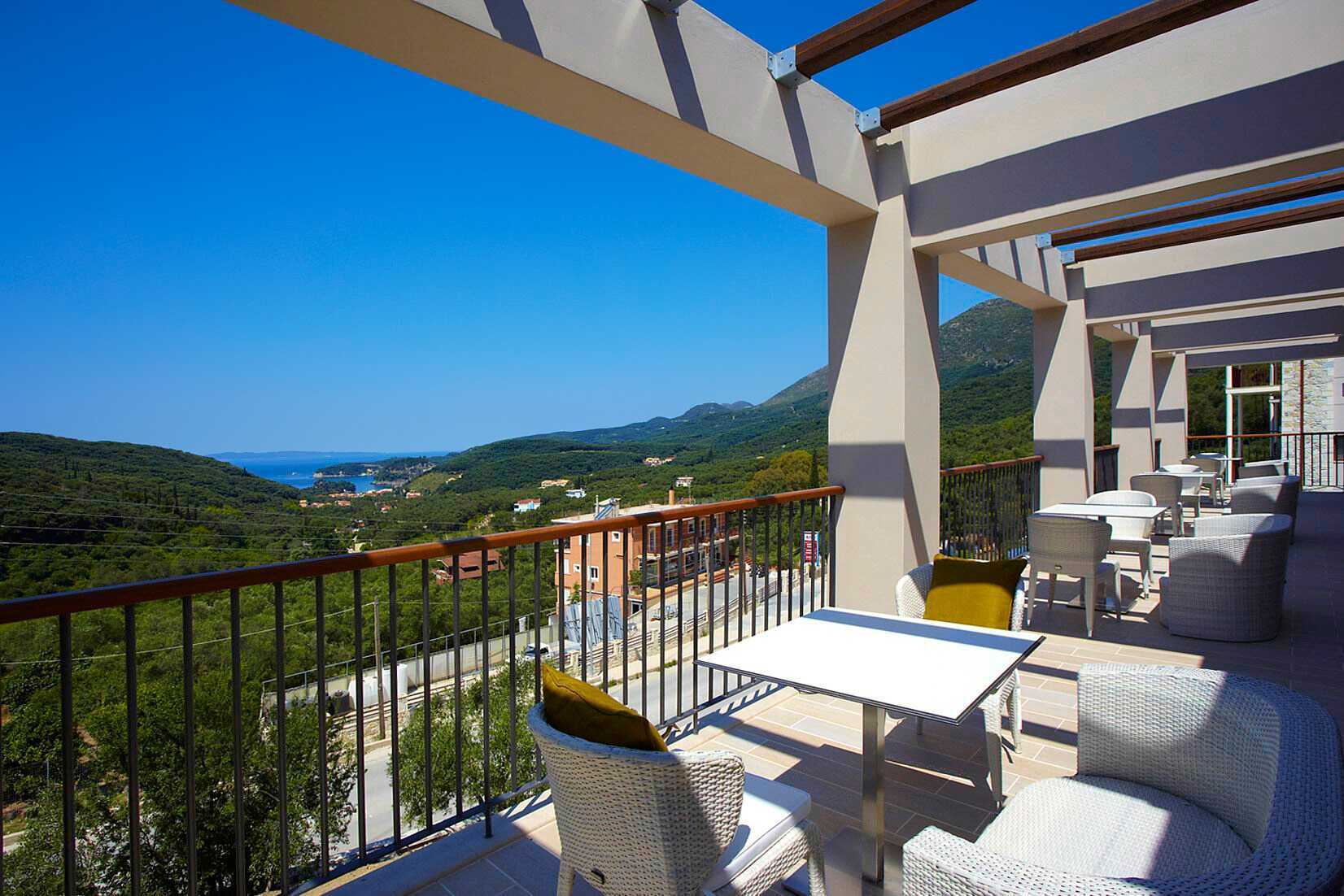 Bar på Salvator Hotel Villas & Spa i Parga, Hellas.