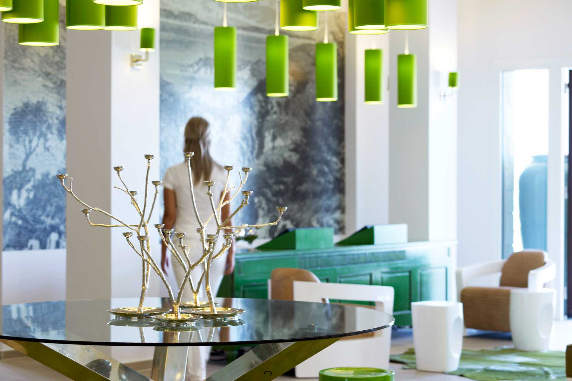 Lobby på Salvator Hotel Villas & Spa i Parga, Hellas.