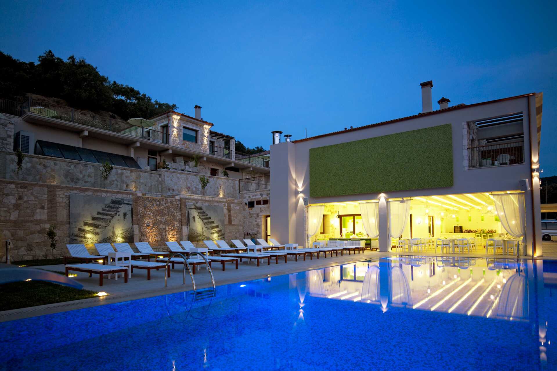 Salvator Hotel Villas & Spa i Parga, Hellas.