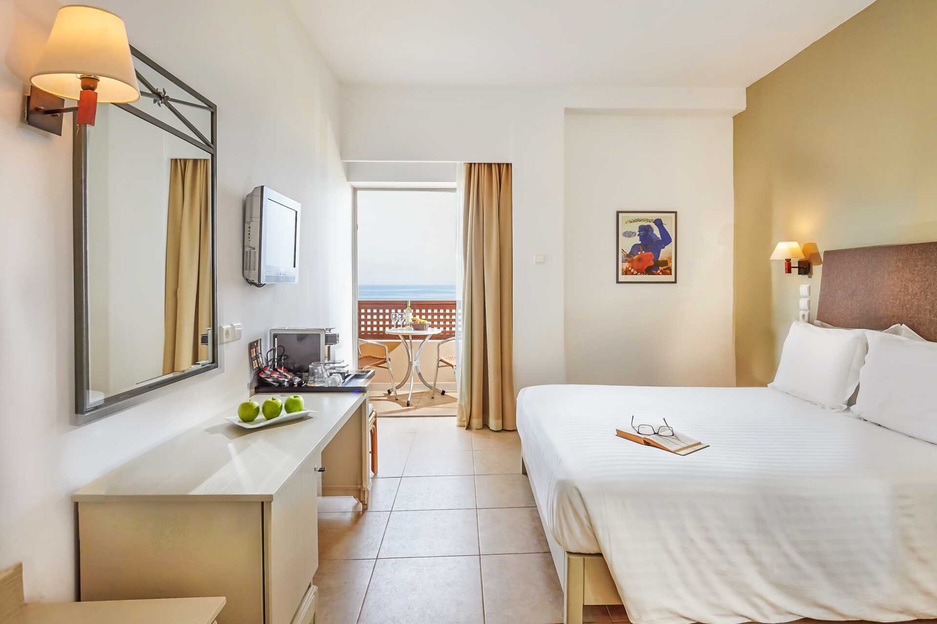 Dobbeltrom med havutsikt