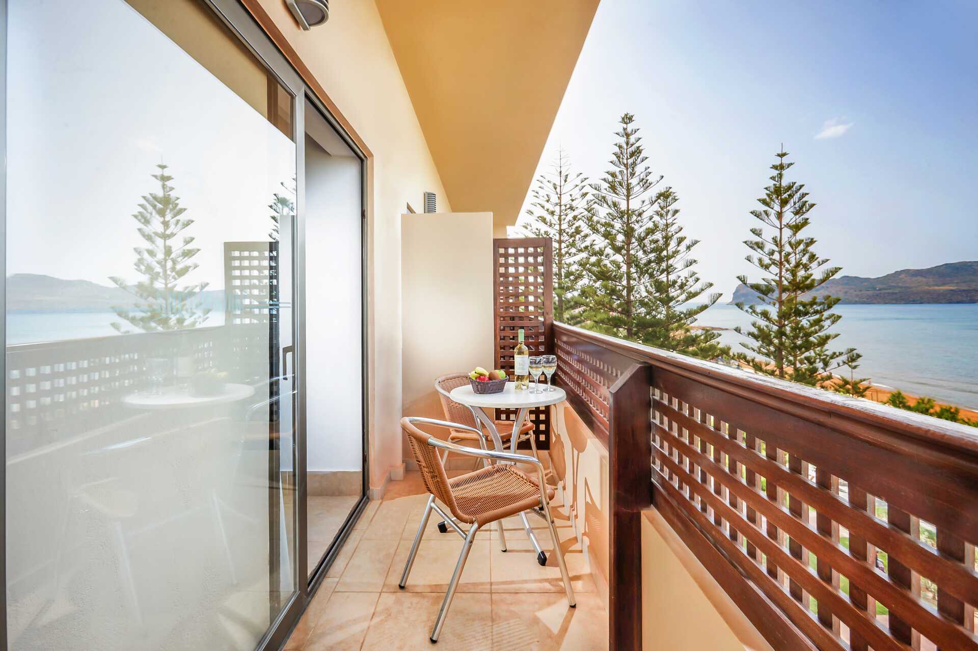 Dobbeltrom med havutsikt