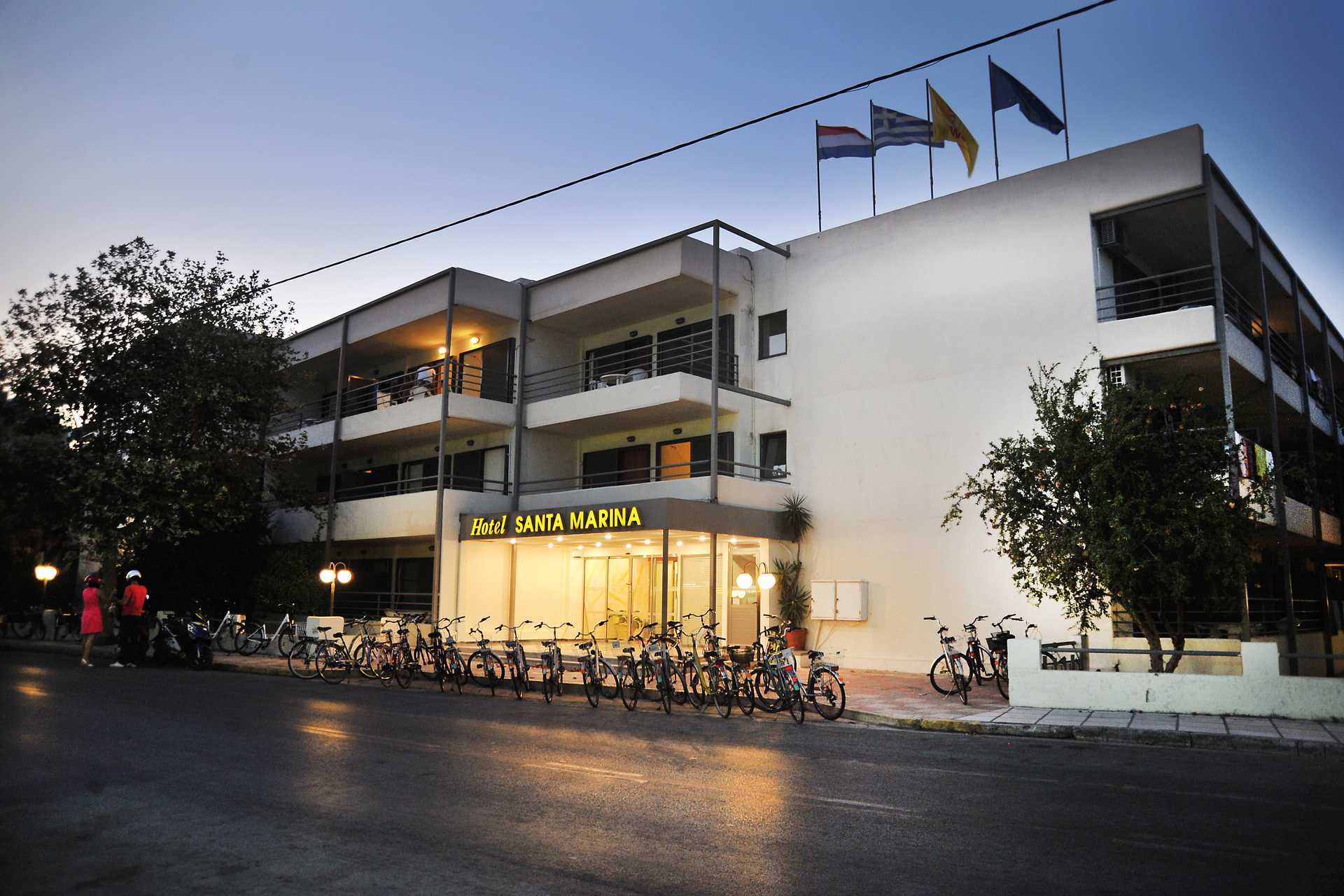 Hotell Santa Marina i Kos by på Kos, Hellas.