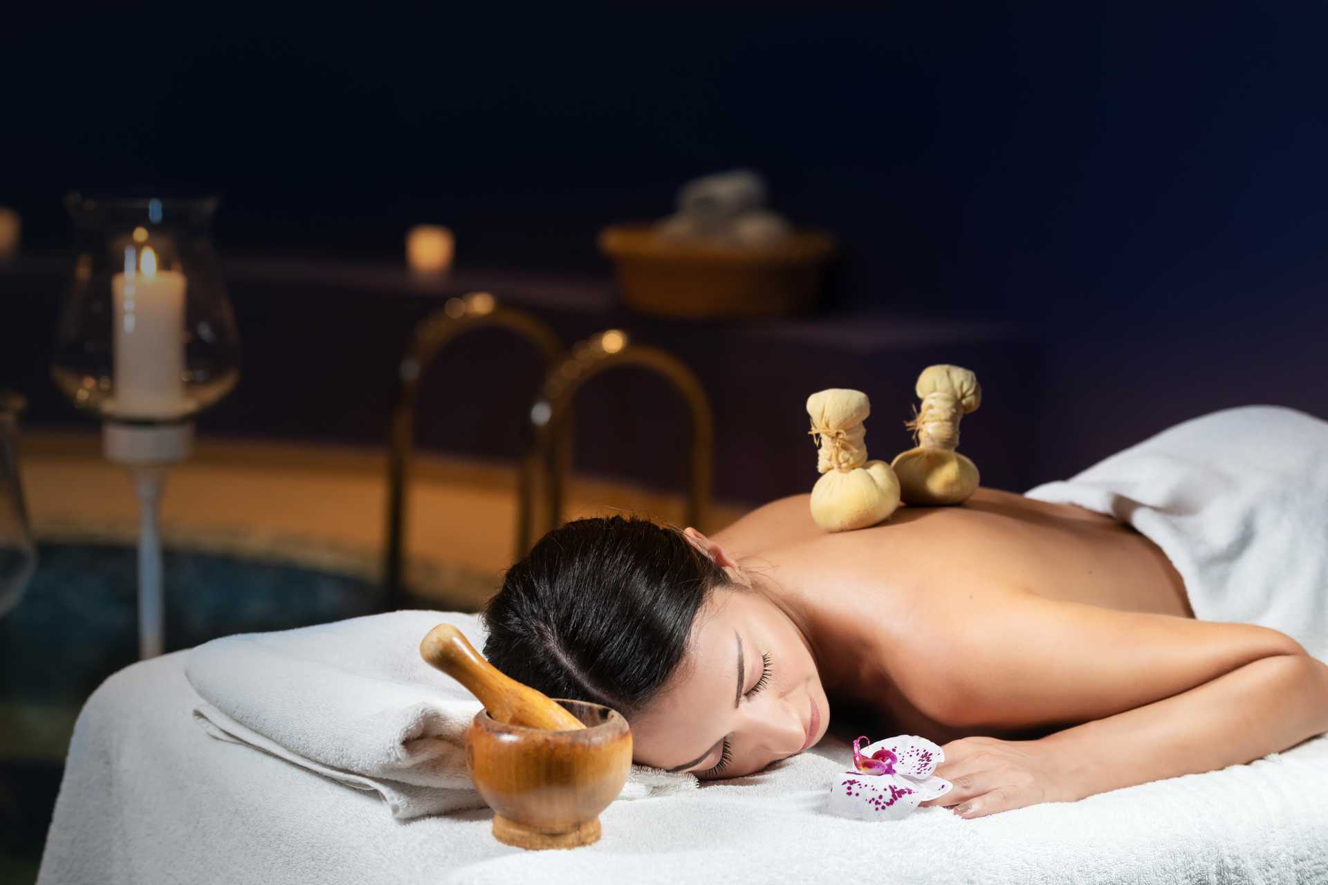 Spa på Santorini Kastelli Resort på Santorini, Hellas.