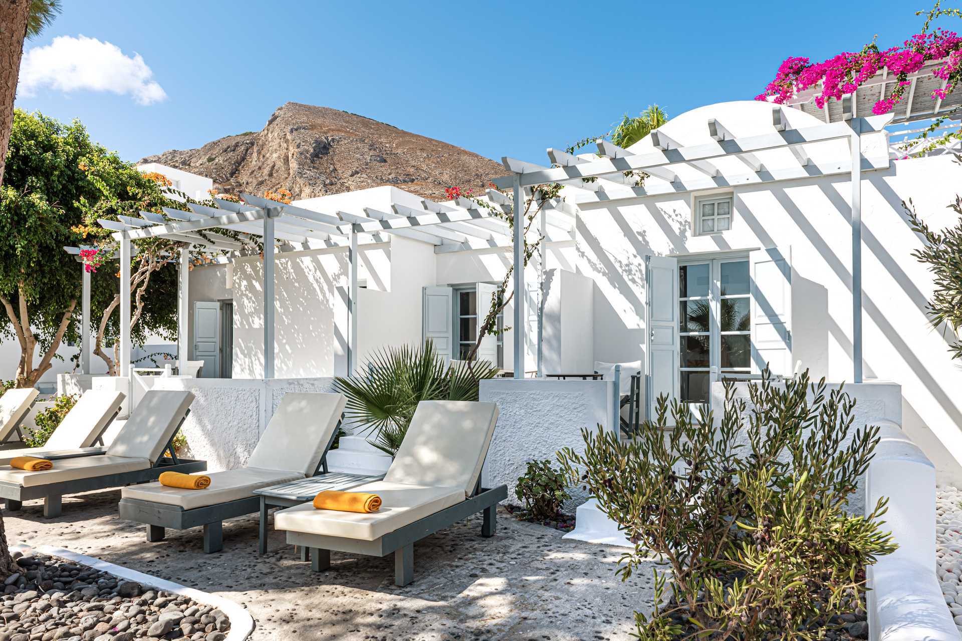 Santorini Kastelli Resort på Santorini, Hellas.