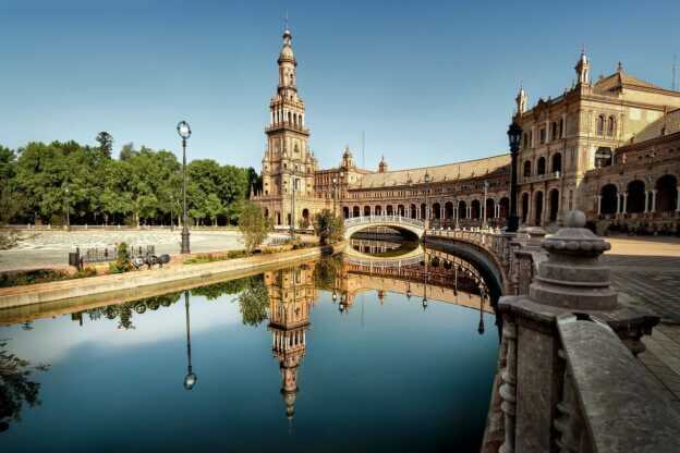 Sevilla og Real Alcazar-palasset