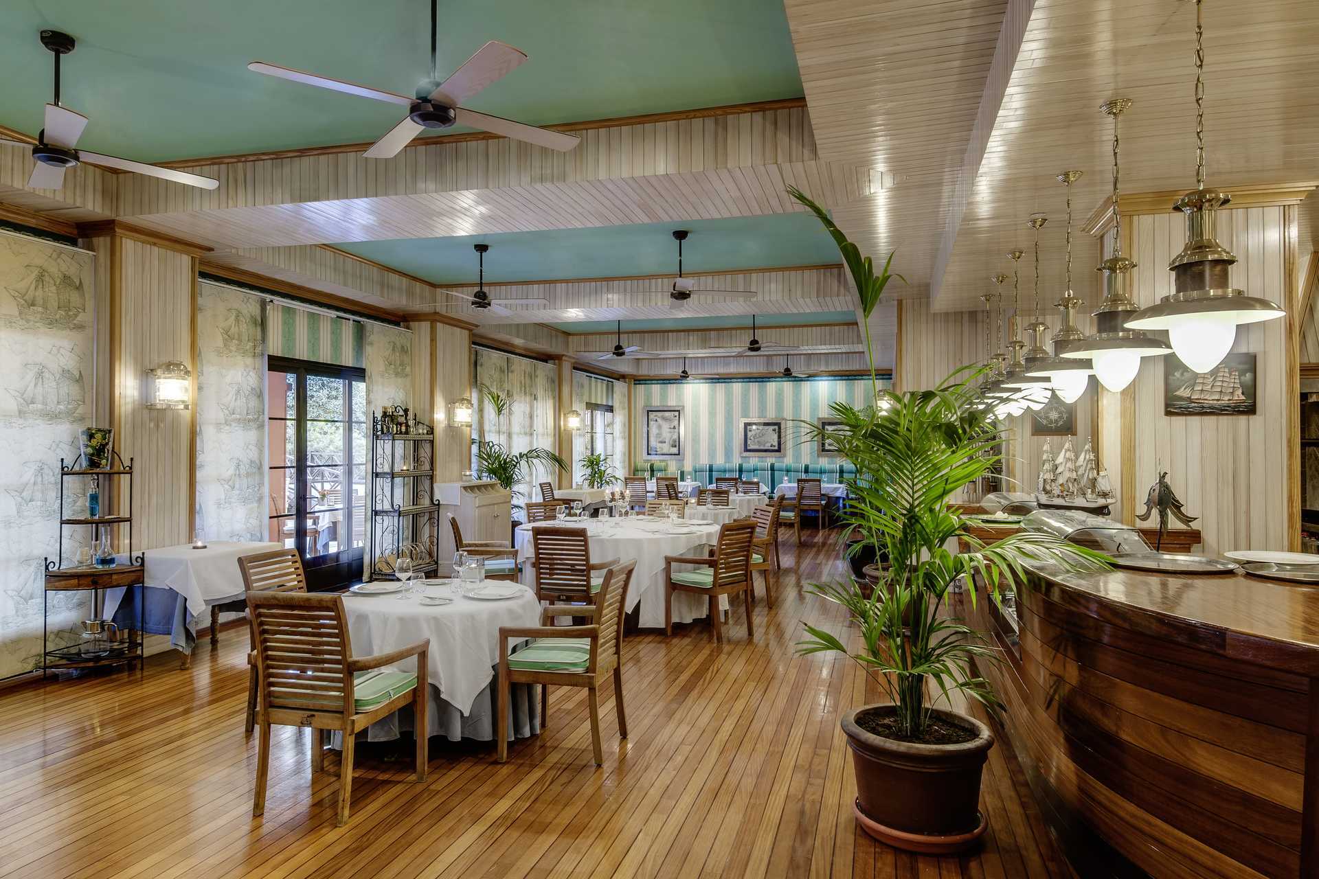 Restaurant på Sheraton Fuerteventura Beach, Golf &amp; Spa Resort i Caleta de Fuste, Fuerteventura.