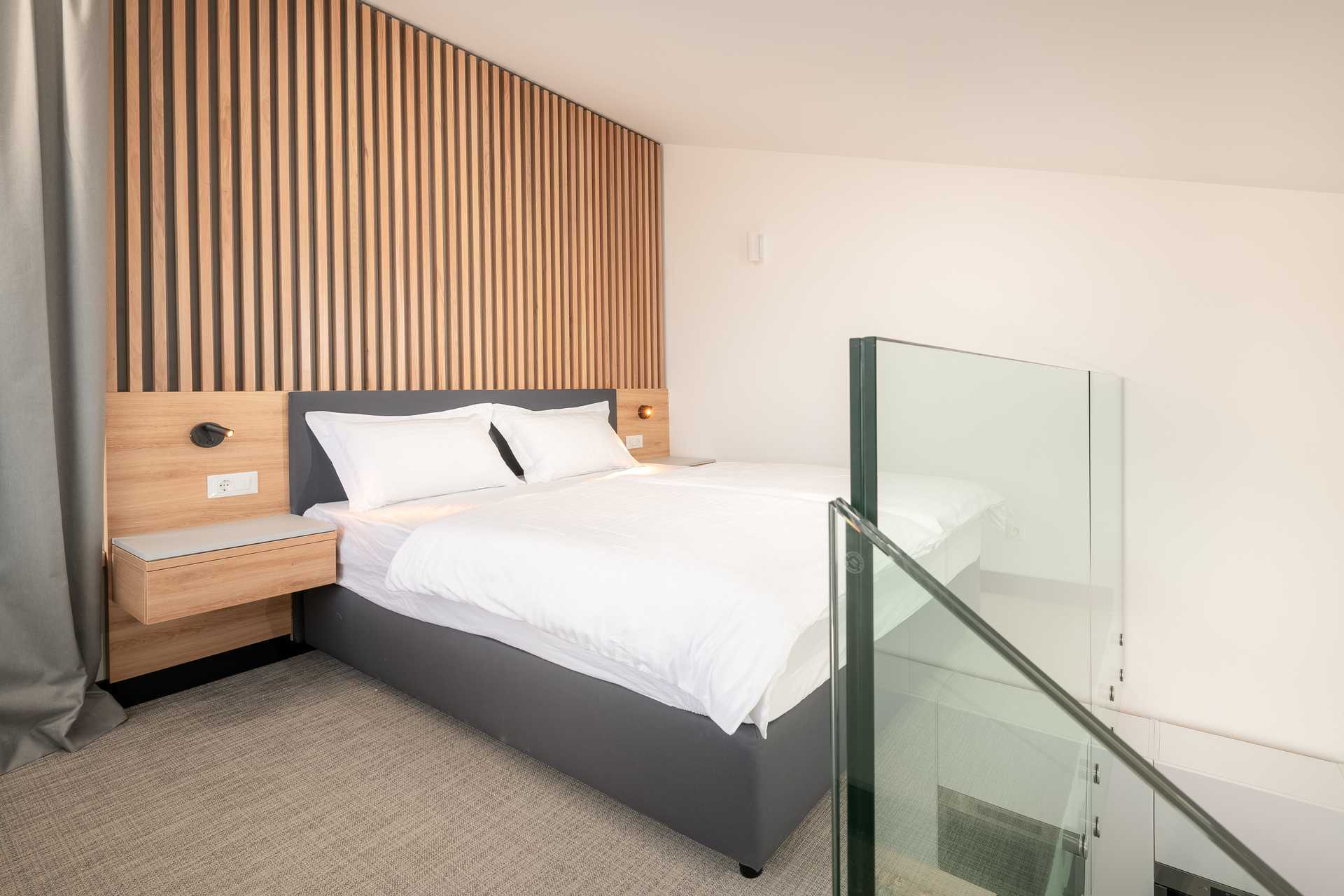 Skisse av en ettromsleilighet i etasje