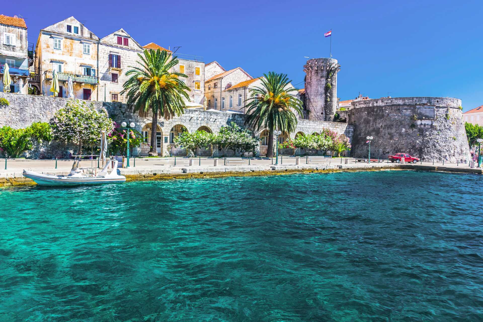 Korčula er en av de grønneste øyene i Adriaterhavet.