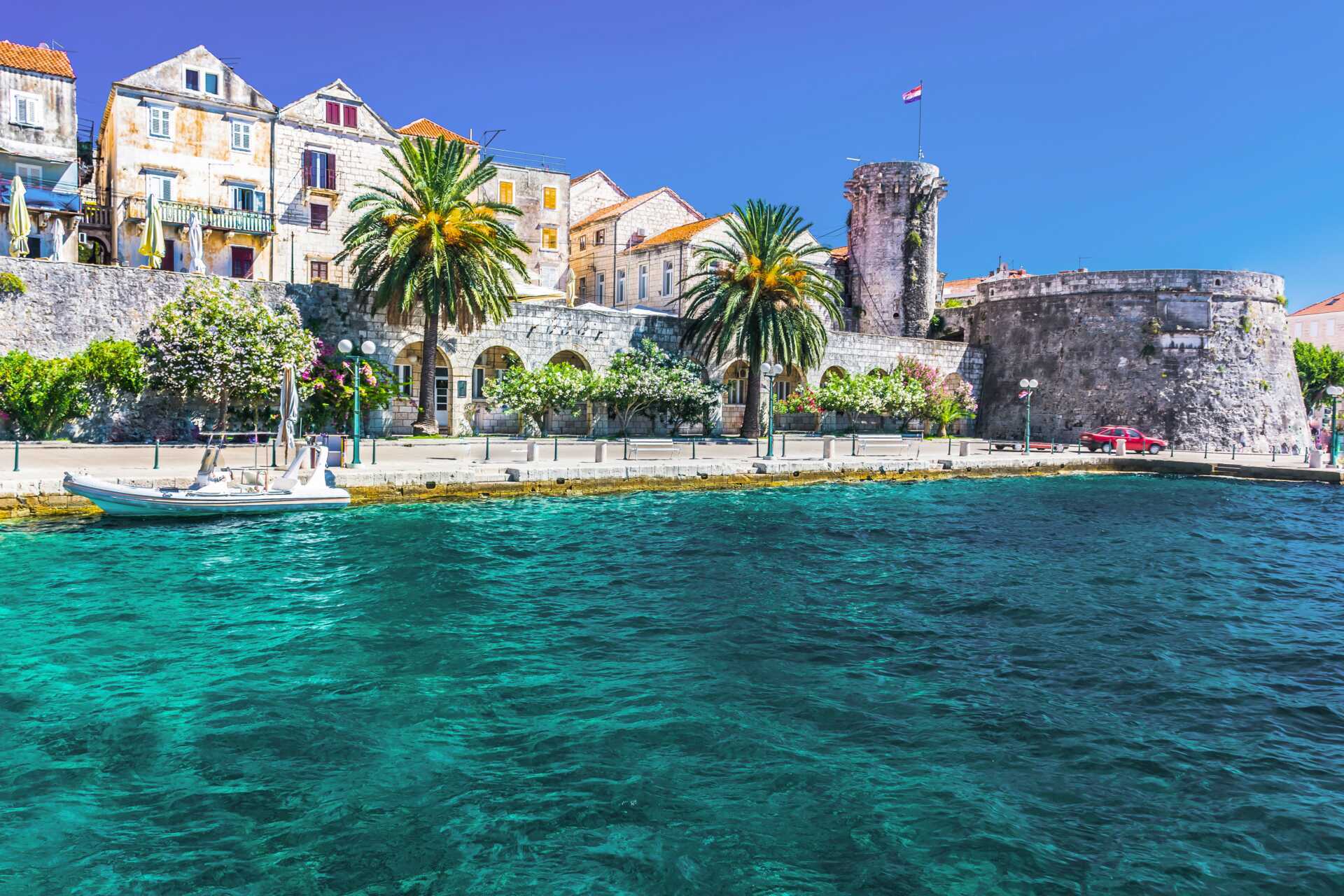 Korcula er en av de grønneste øyene i Adriaterhavet.